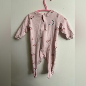 4/30$ Pekkle pajamas watermelon 6 months